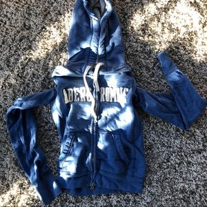 Abercrombie & Fitch Blue Hoodie/Sweatshirt